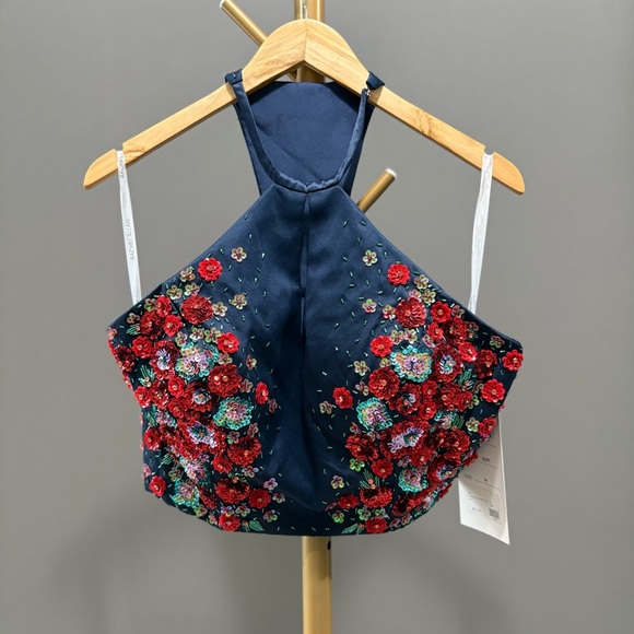 Rachel Allan Tops - Rachel Allan Princess Sequins Embellished Top